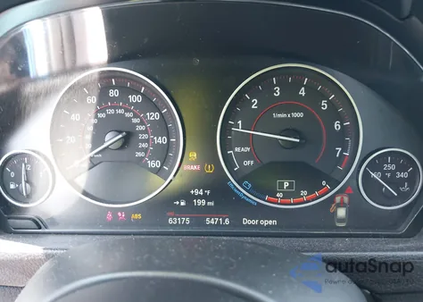 2016 BMW 328I from USA, damaged, VIN WBA8E9G5XGNU30512